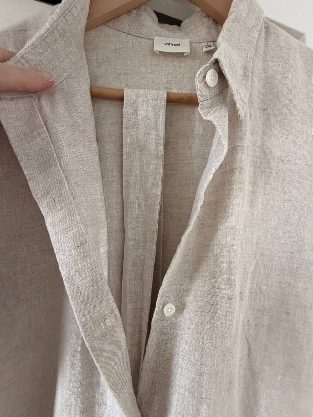 Aritzia Wilfred Eleta Linen Mini Dress - Picture 5 of 8